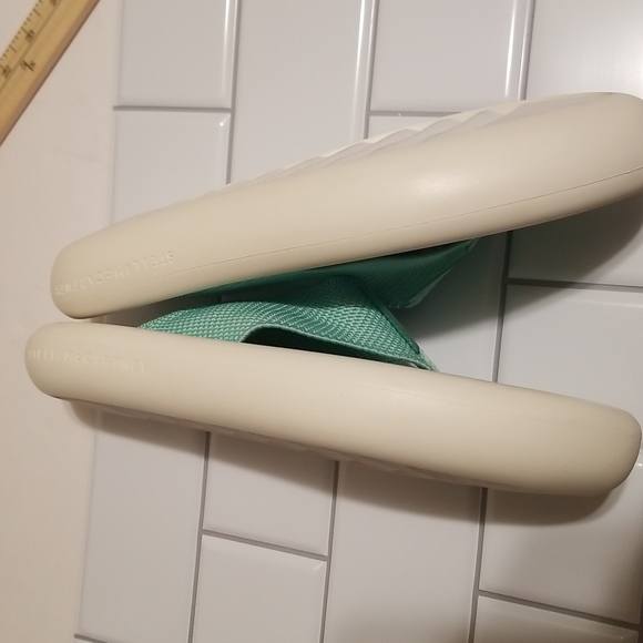 Stella McCartney Air Slides Flip Flops Platform Puffy Like New - Picture 7 of 13